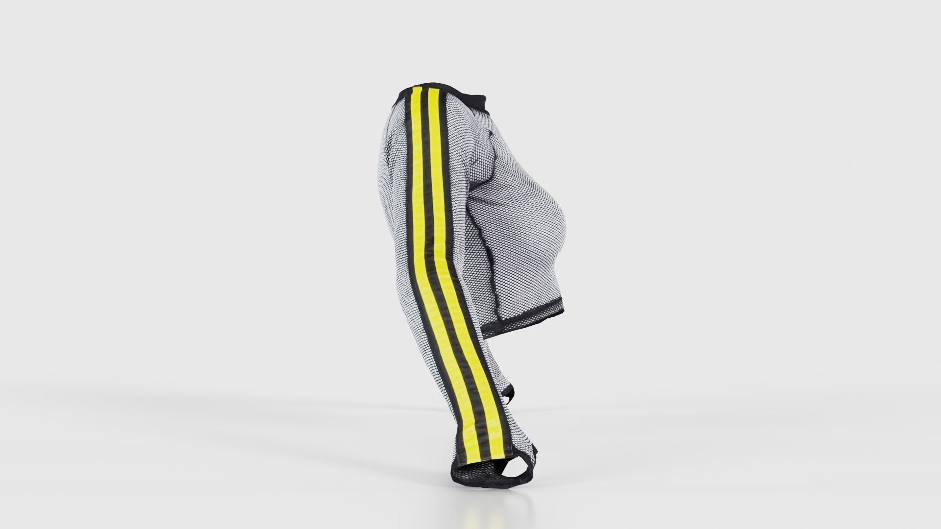 Arm Stripes Mesh Top Low-poly 3D model_18