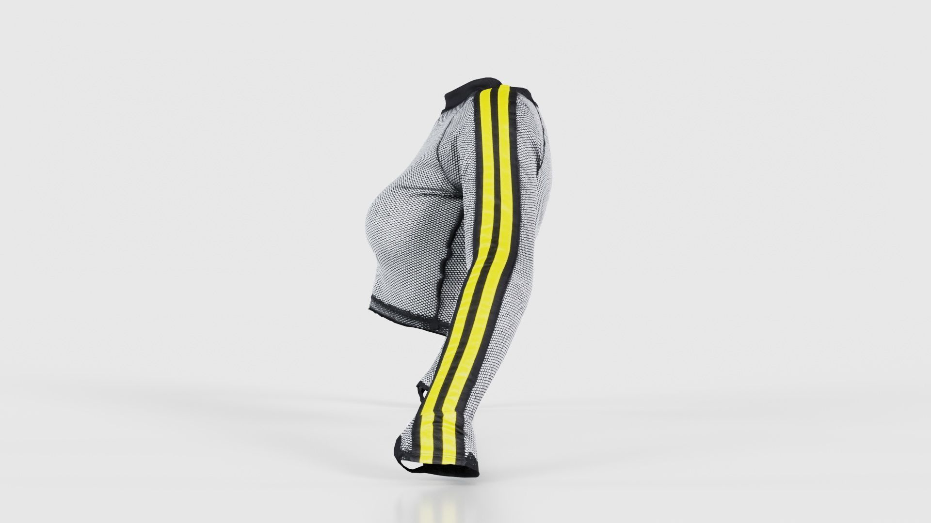 Arm Stripes Mesh Top Low-poly 3D model_24