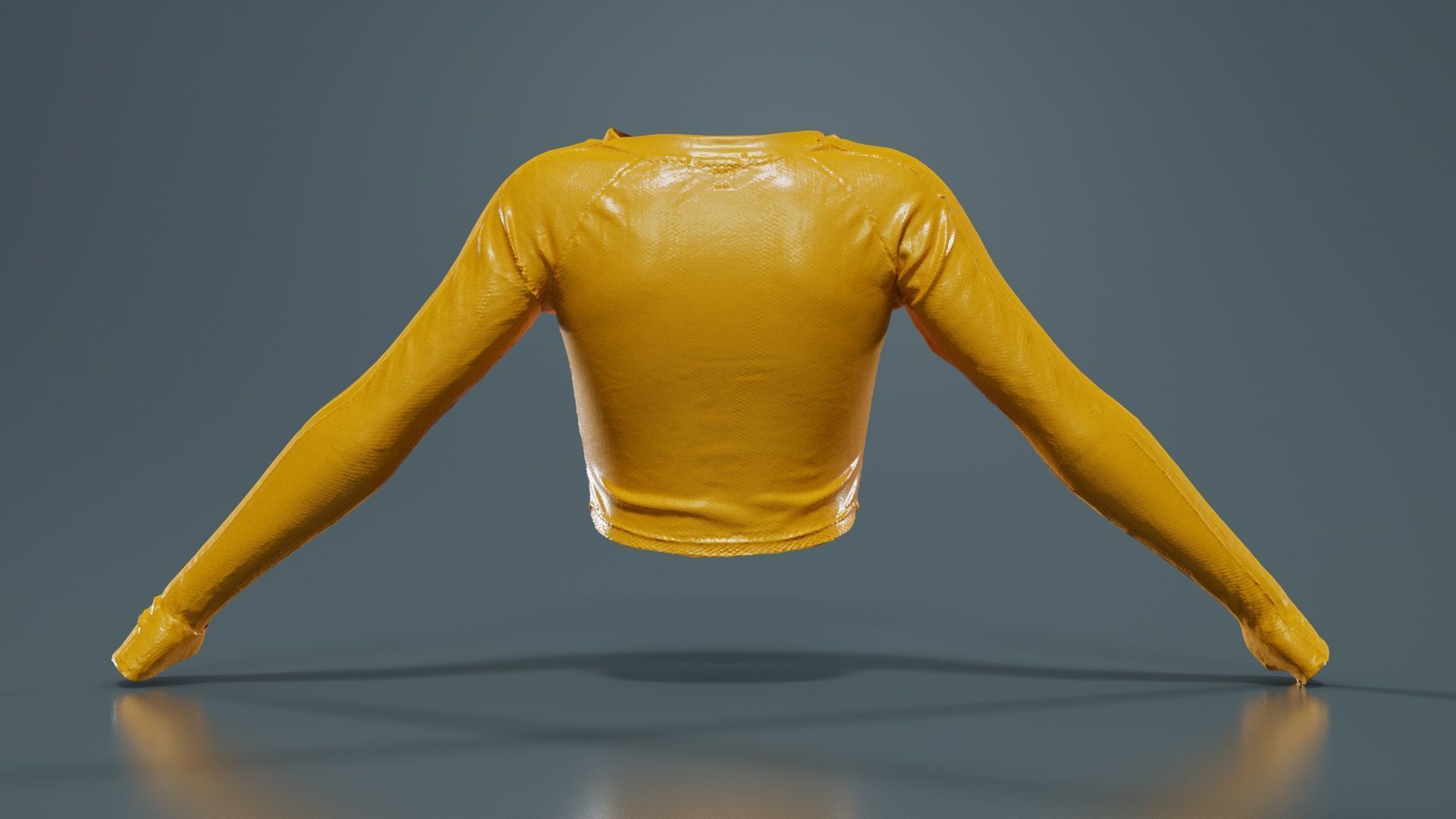 Arm Stripes Mesh Top Low-poly 3D model_13