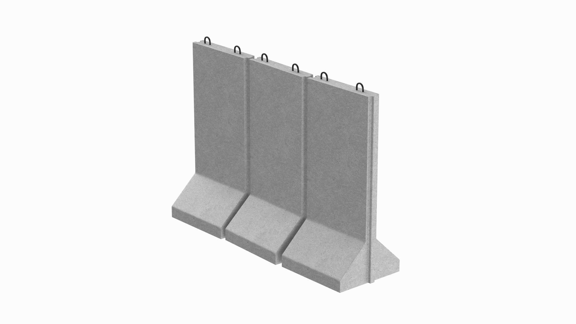 Concrete Wall Panel 3D model_4
