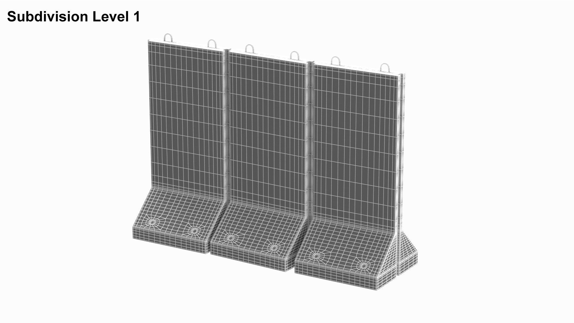 Concrete Wall Panel 3D model_7