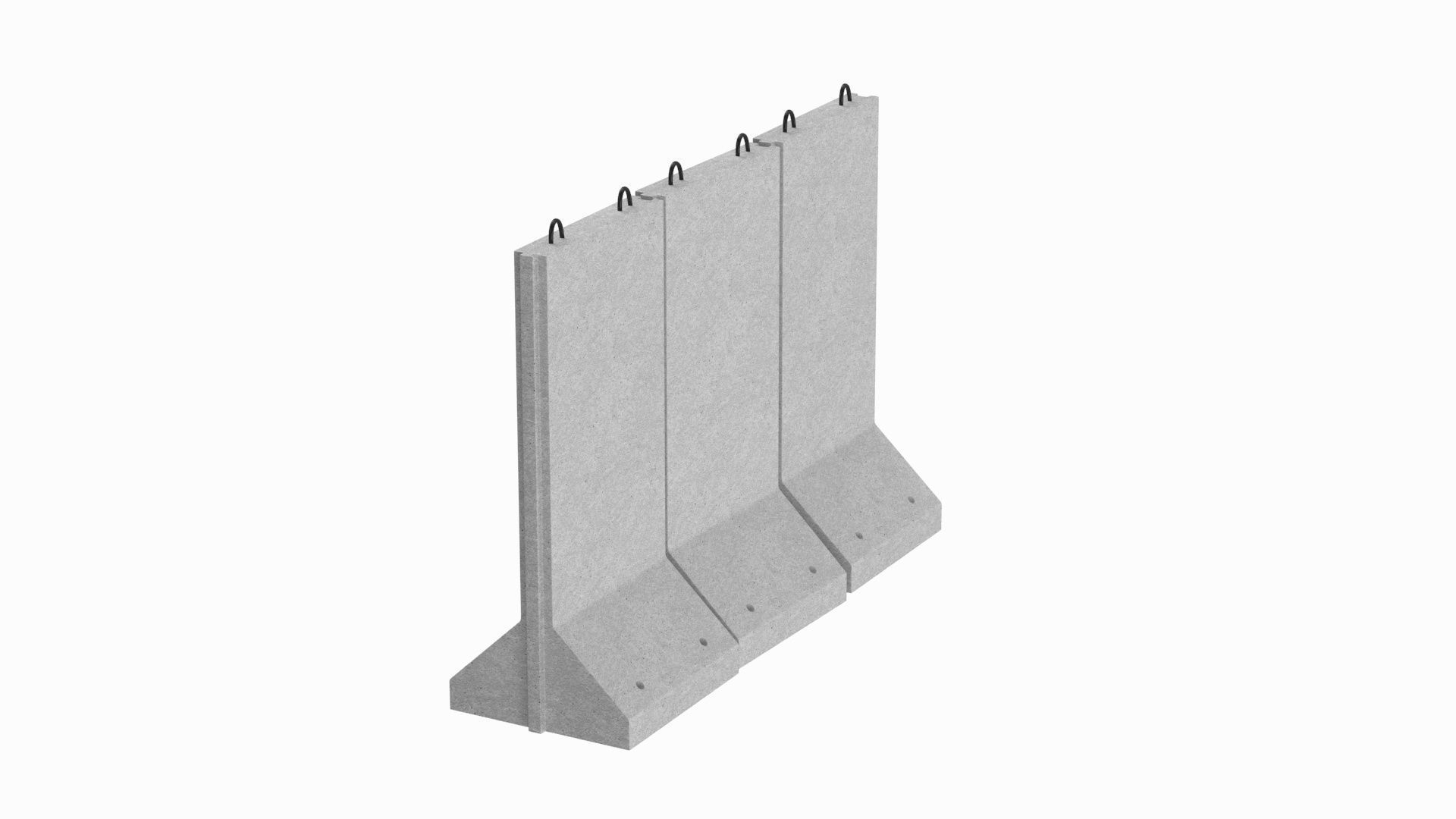 Concrete Wall Panel 3D model_3