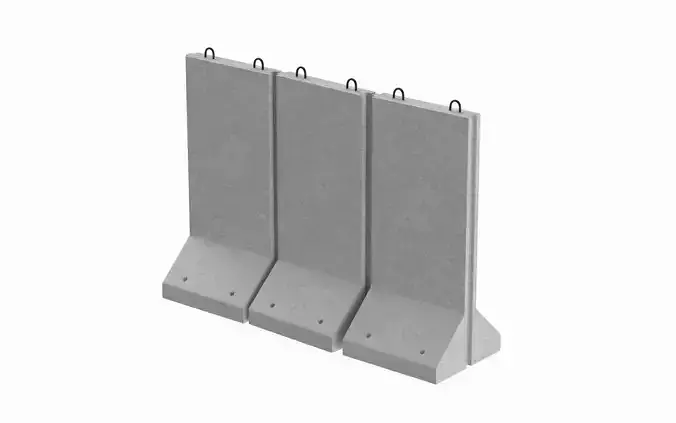 Concrete Wall Panel 3D model