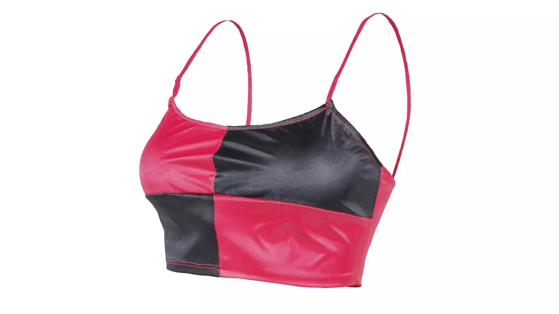 Big Checkers Shiny Top Low-poly 3D model