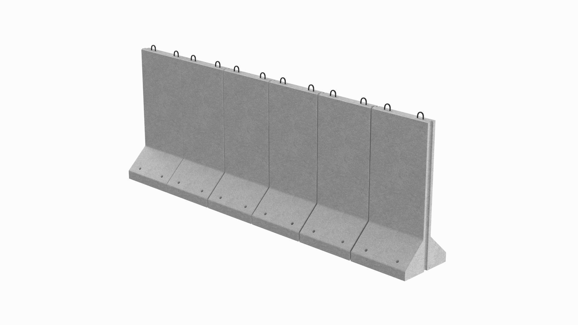 Concrete Wall Panel 3D model_1