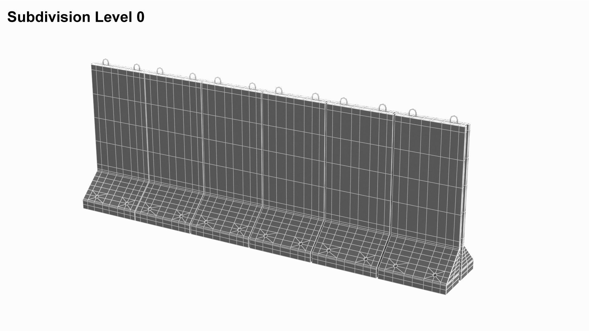 Concrete Wall Panel 3D model_6