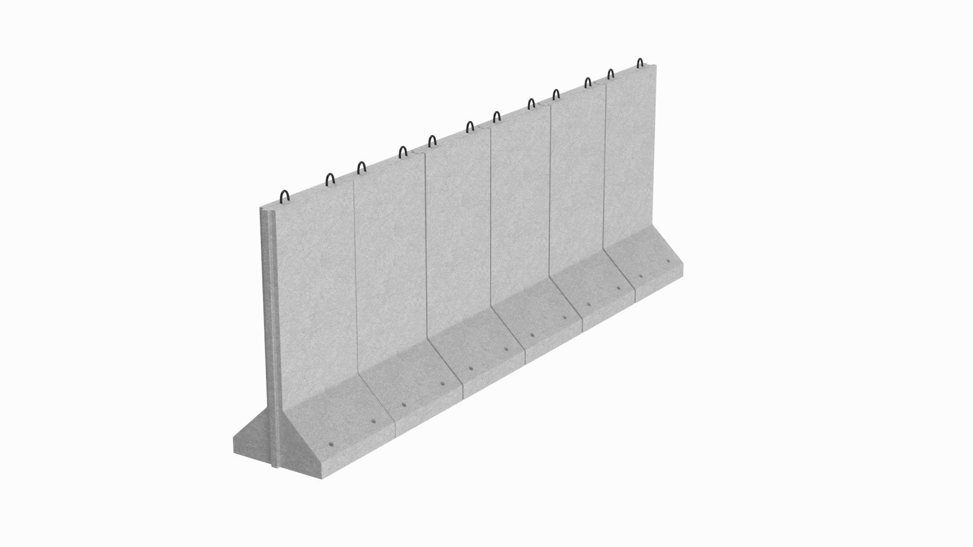 Concrete Wall Panel 3D model_3