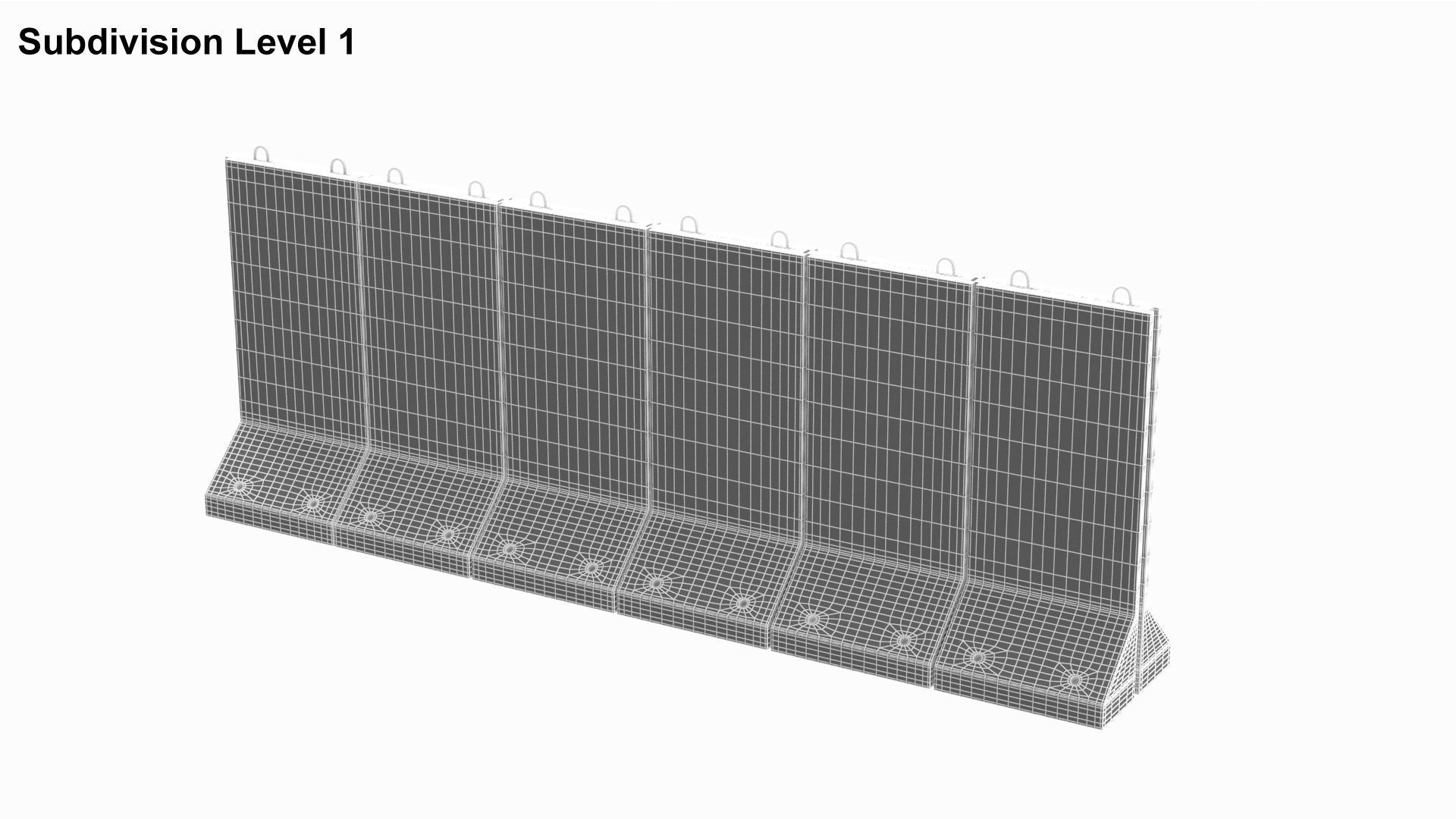 Concrete Wall Panel 3D model_7