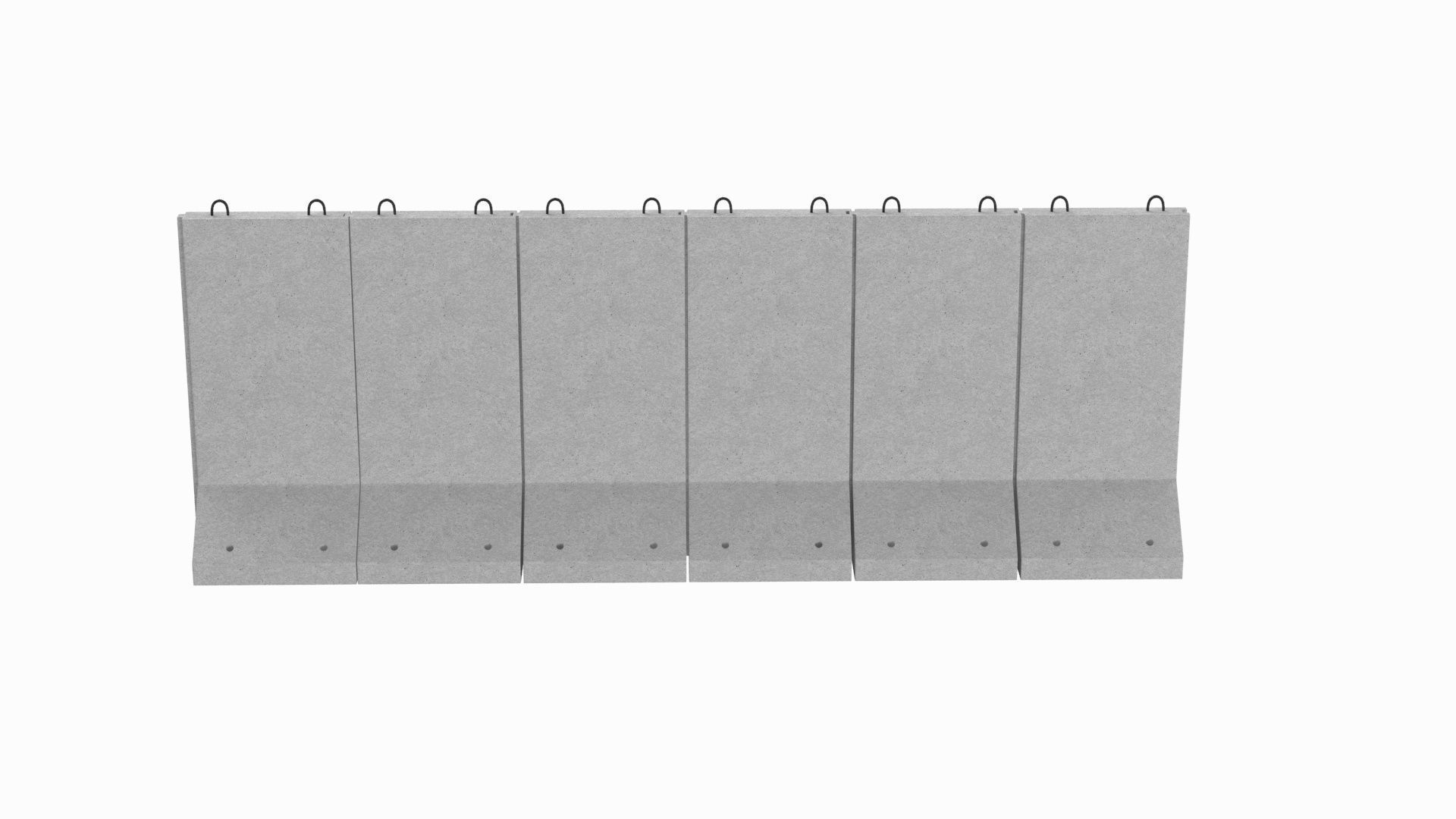 Concrete Wall Panel 3D model_2
