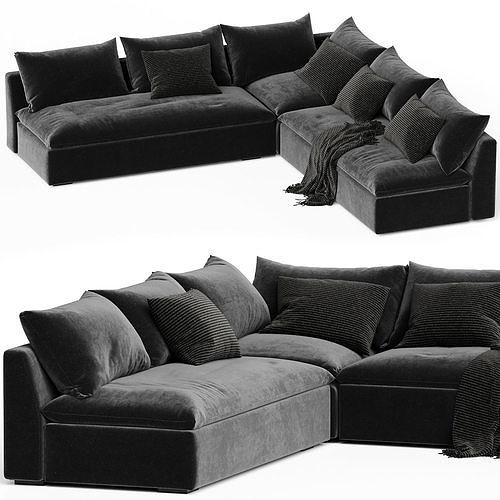 Four Hands Grant Sectional Sofa 3D model