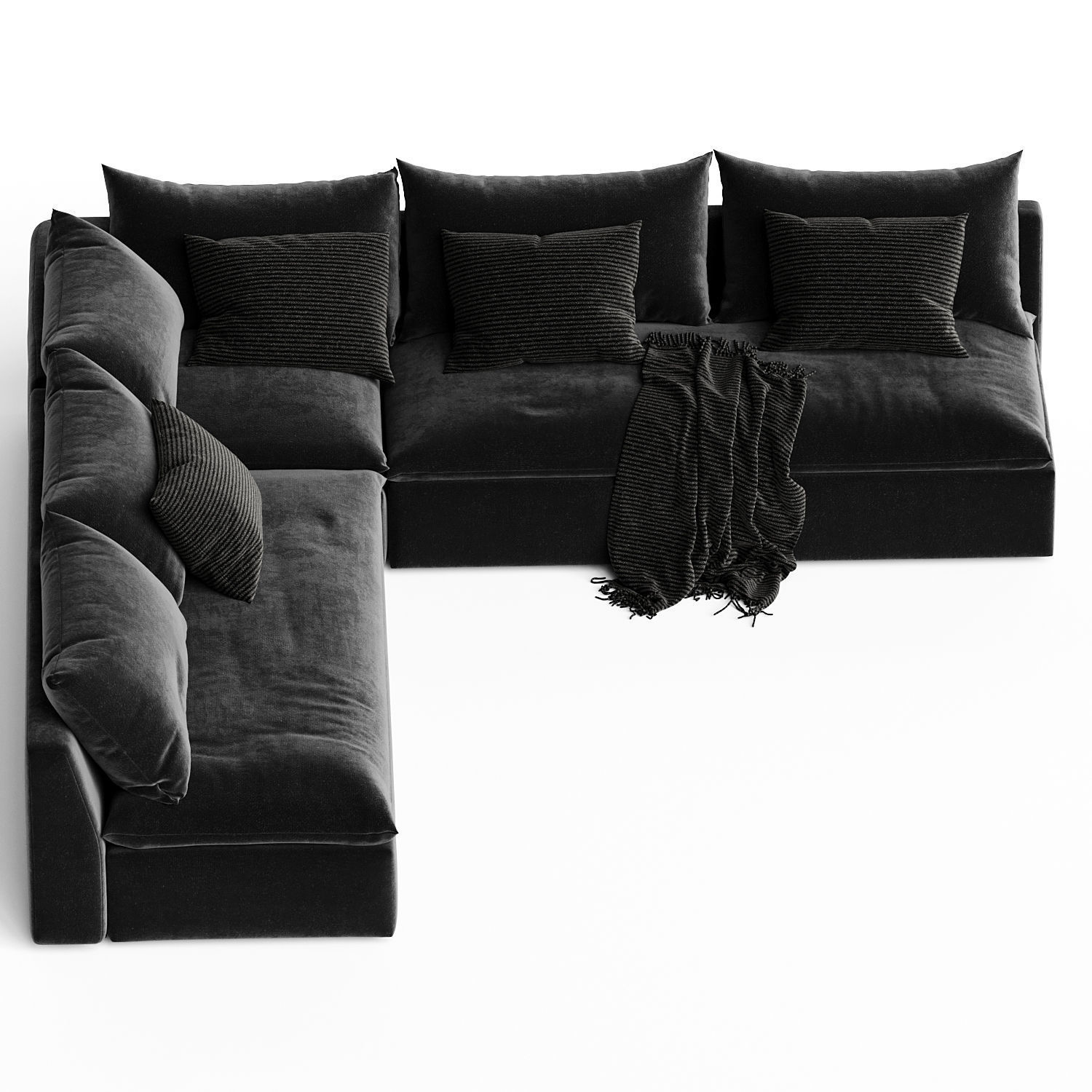 Four Hands Grant Sectional Sofa 3D model_1