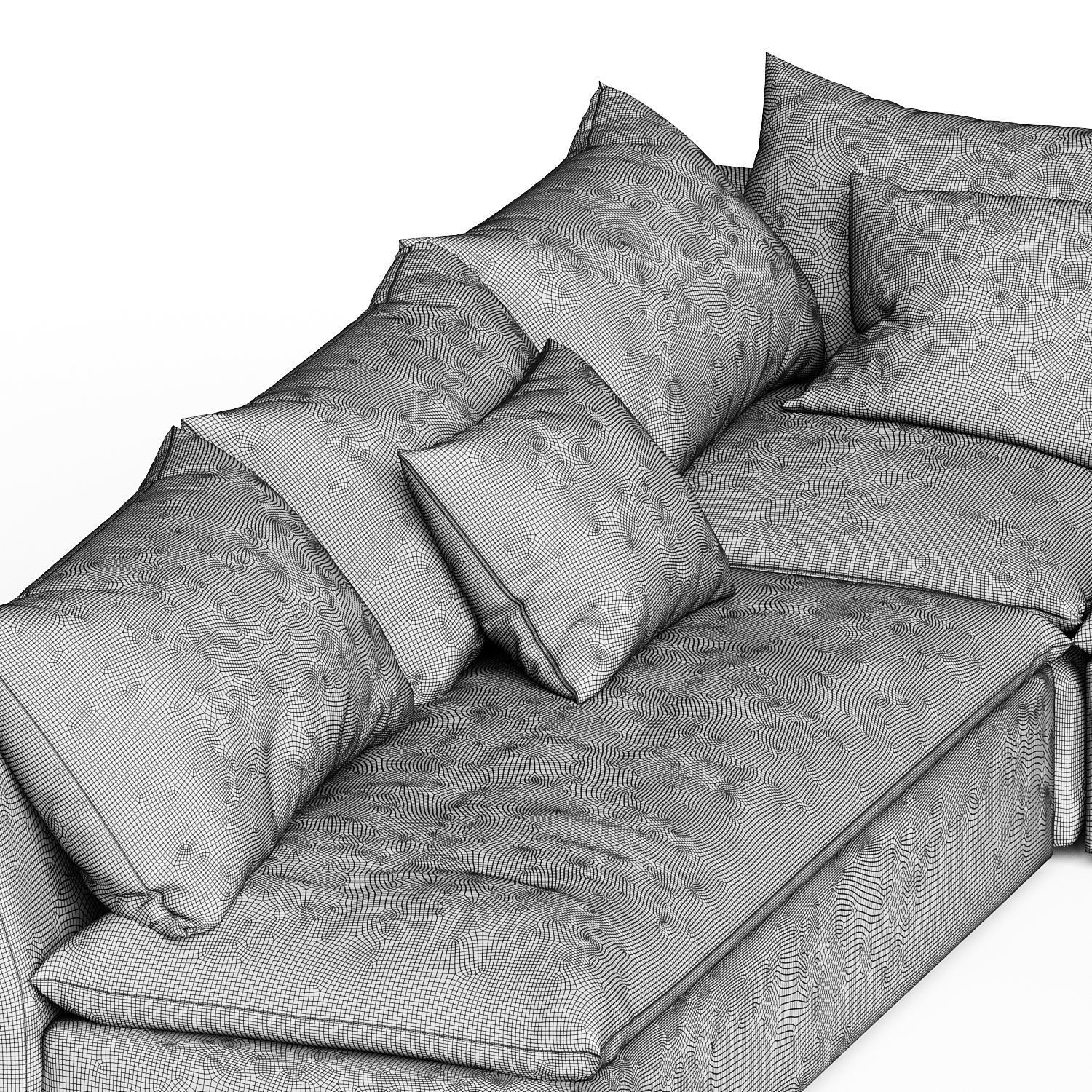 Four Hands Grant Sectional Sofa 3D model_2