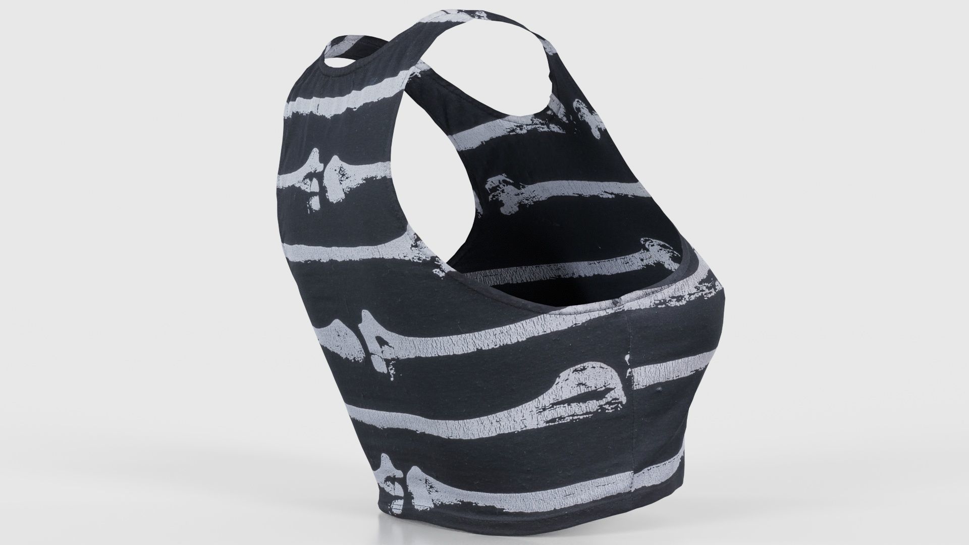 Bone Top Low-poly 3D model_19