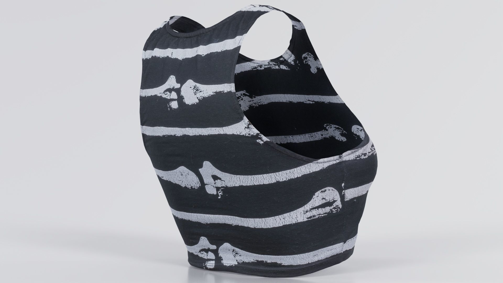 Bone Top Low-poly 3D model_1