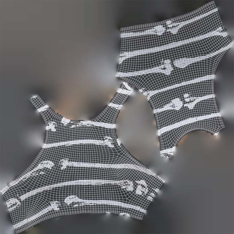 Bone Top Low-poly 3D model_14