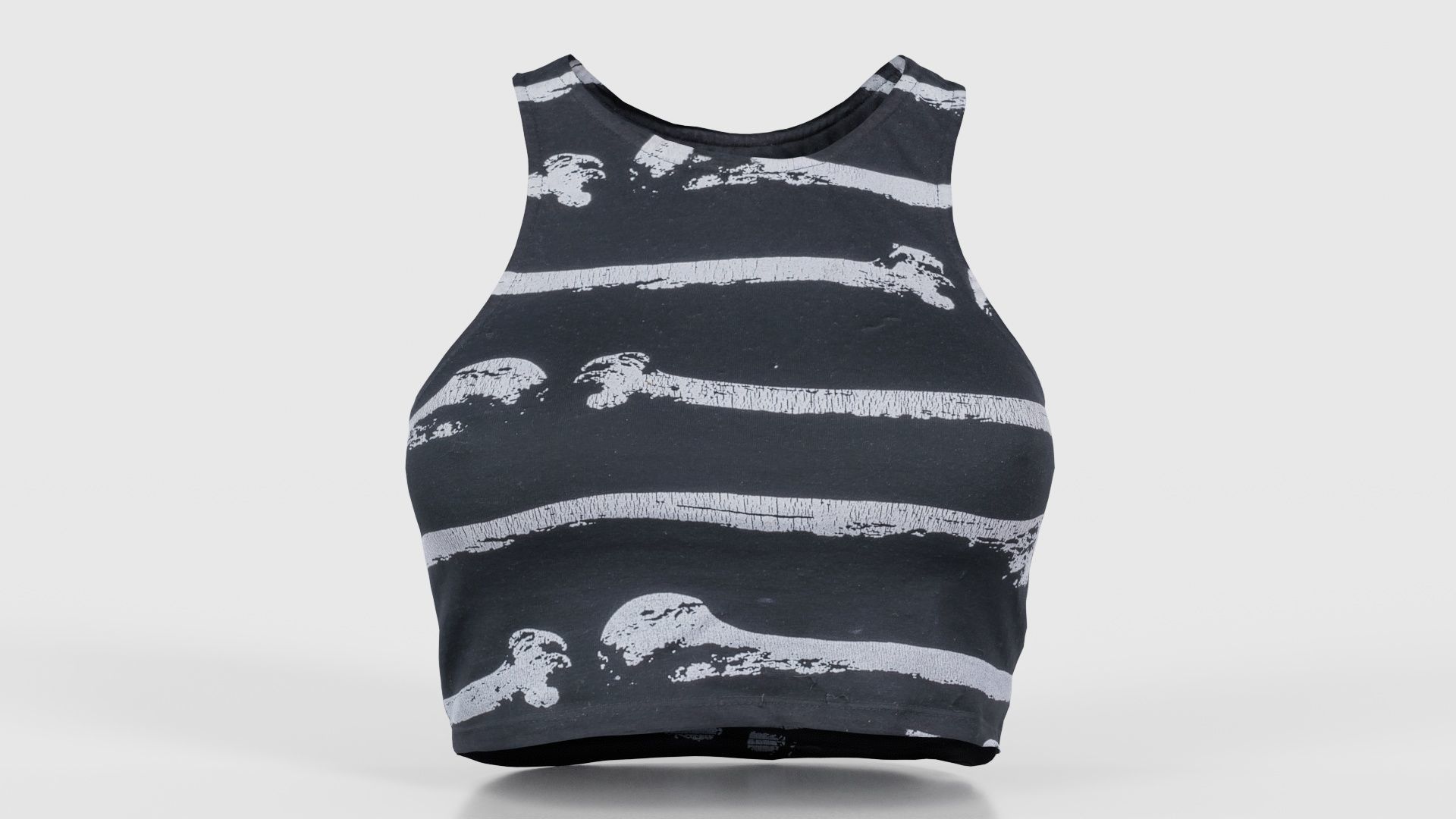 Bone Top Low-poly 3D model_15