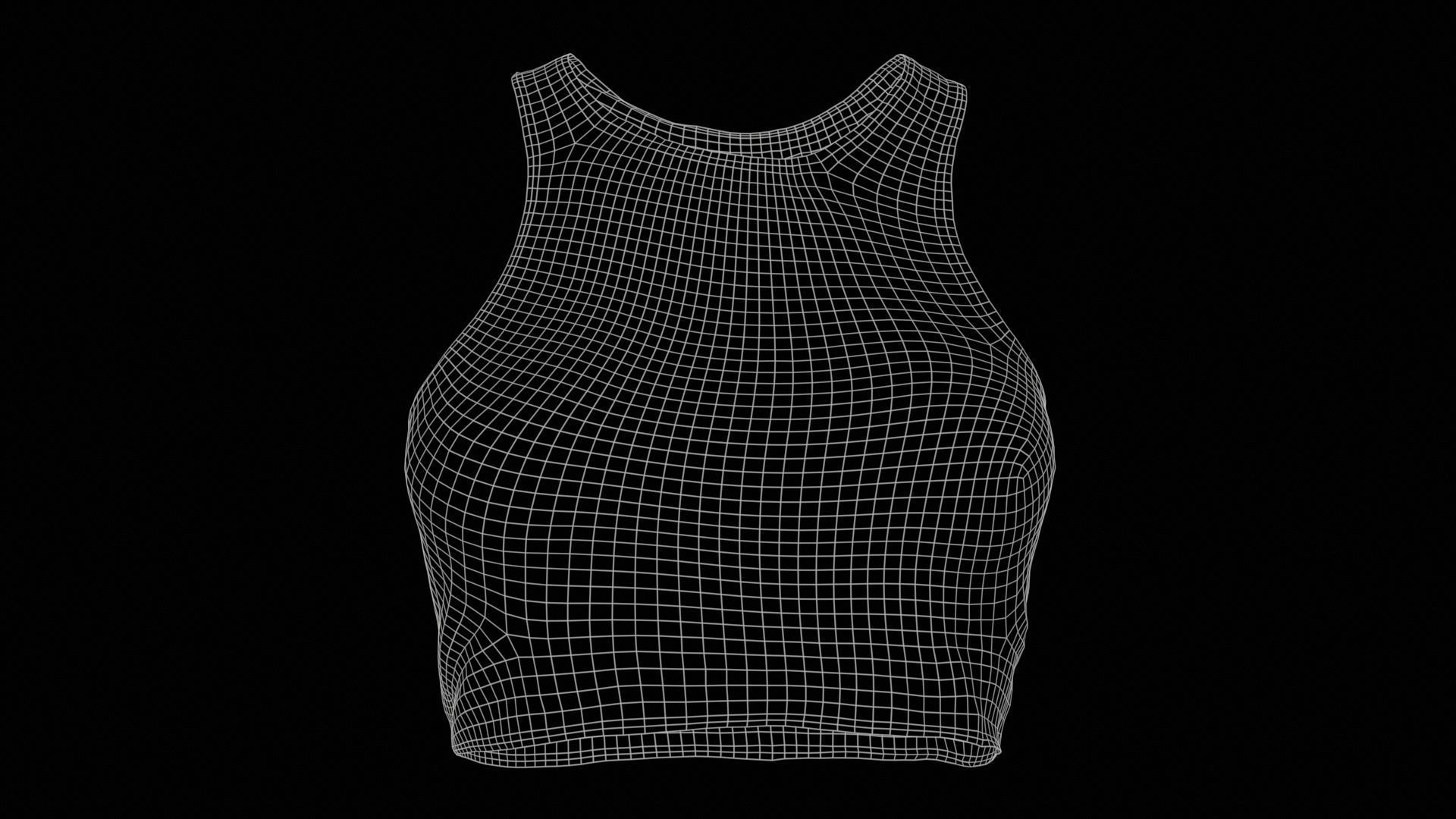 Bone Top Low-poly 3D model_11