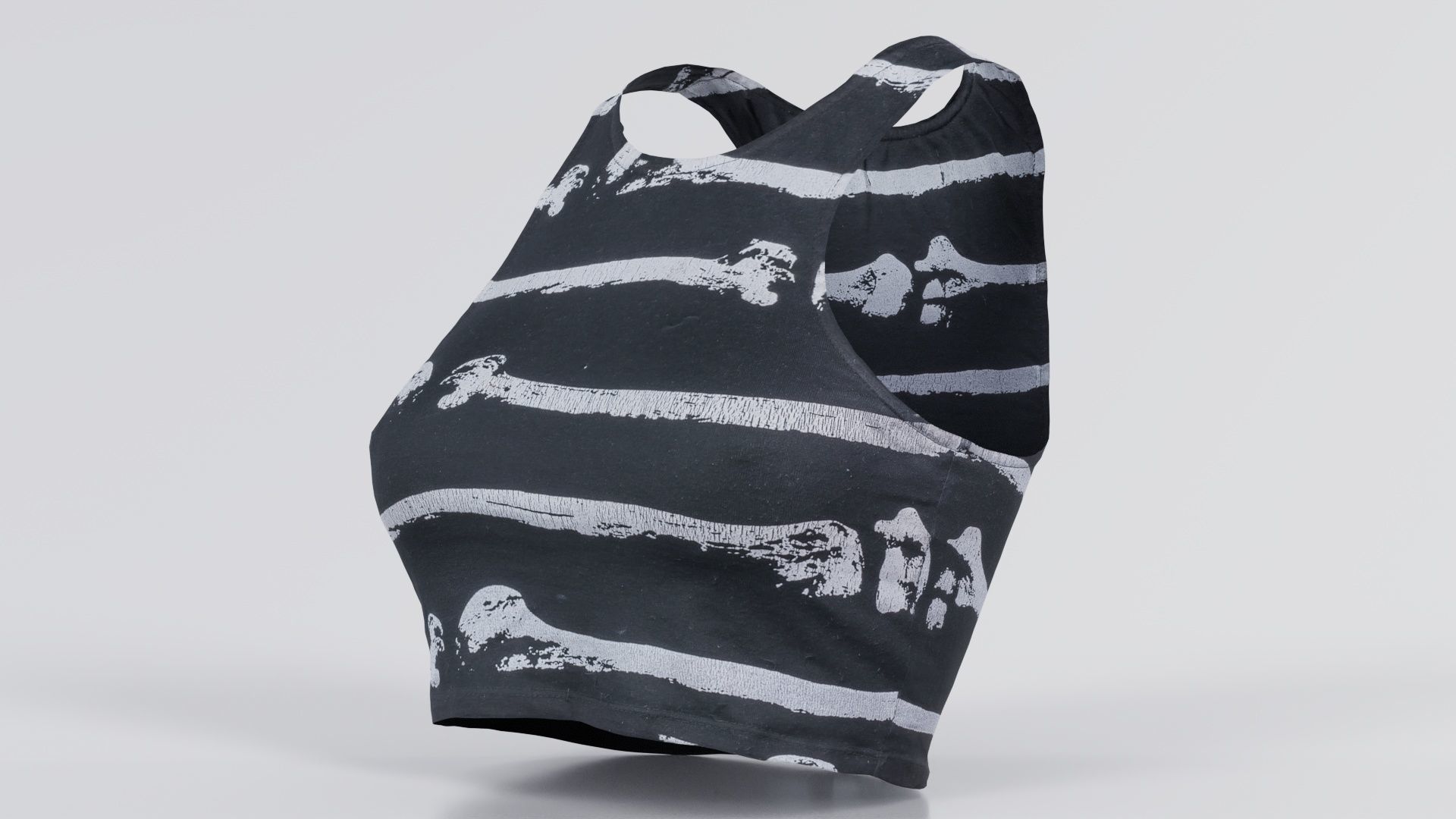 Bone Top Low-poly 3D model_7