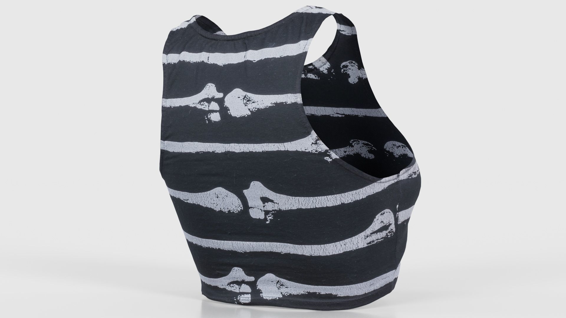 Bone Top Low-poly 3D model_20
