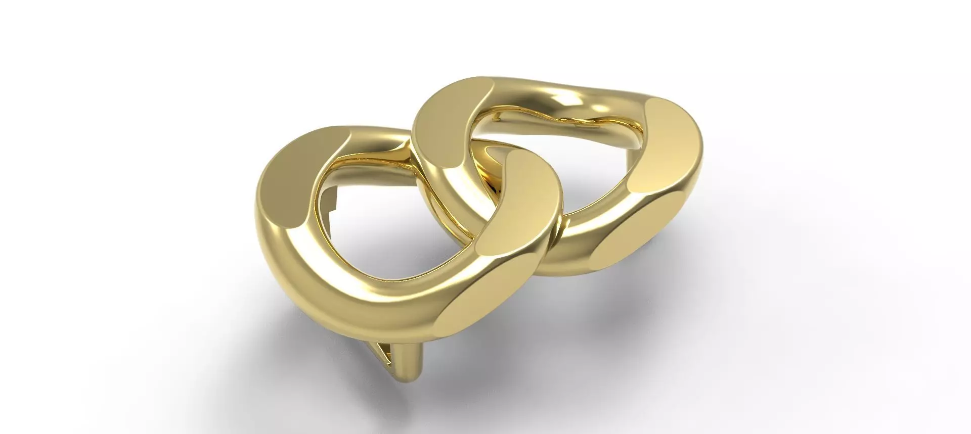 link buckle 3D model_0