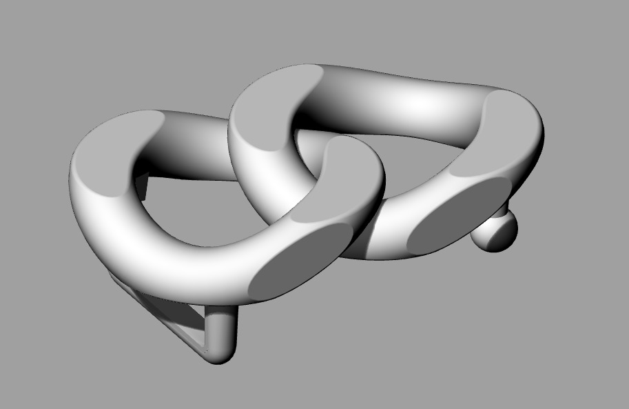 link buckle 3D model_4