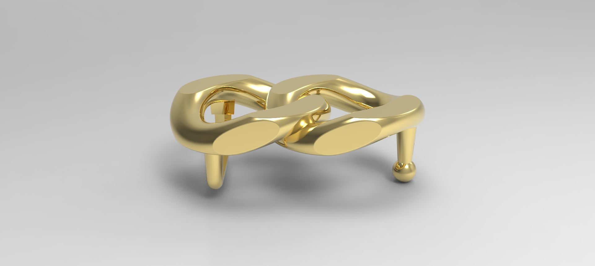 link buckle 3D model_1