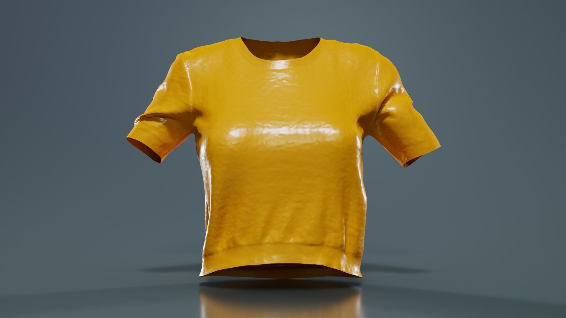 Colorstripes Top Low-poly 3D model_12