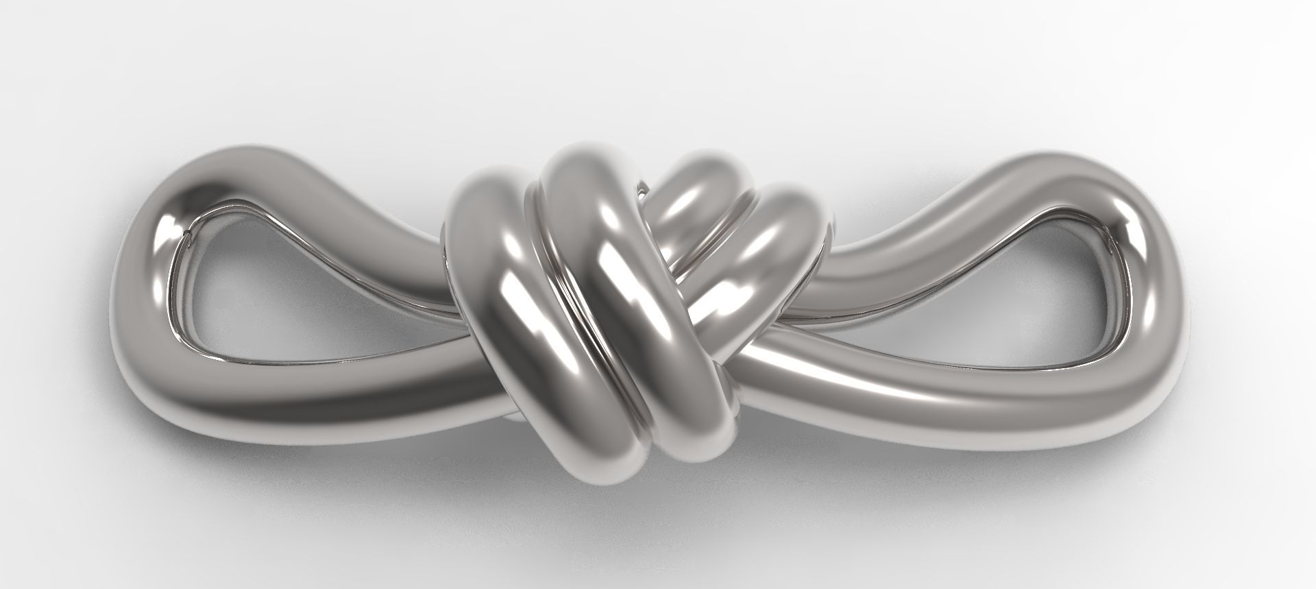 knot shaped ornament 3D model_2