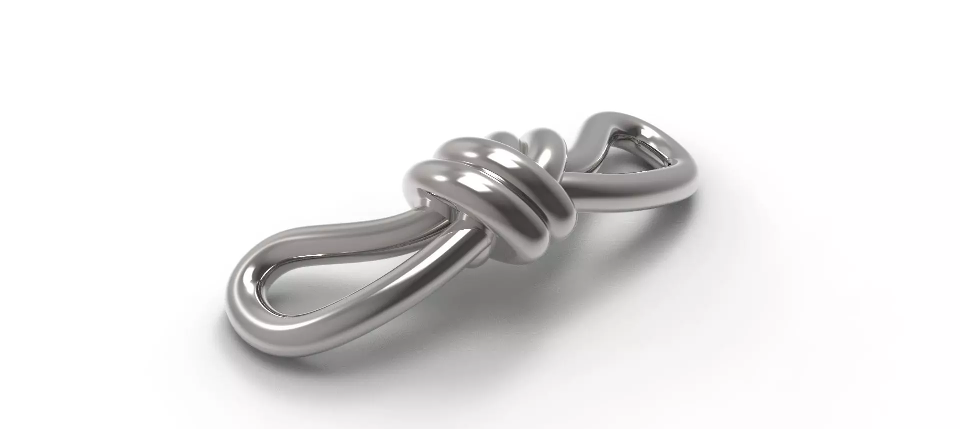 knot shaped ornament 3D model_0