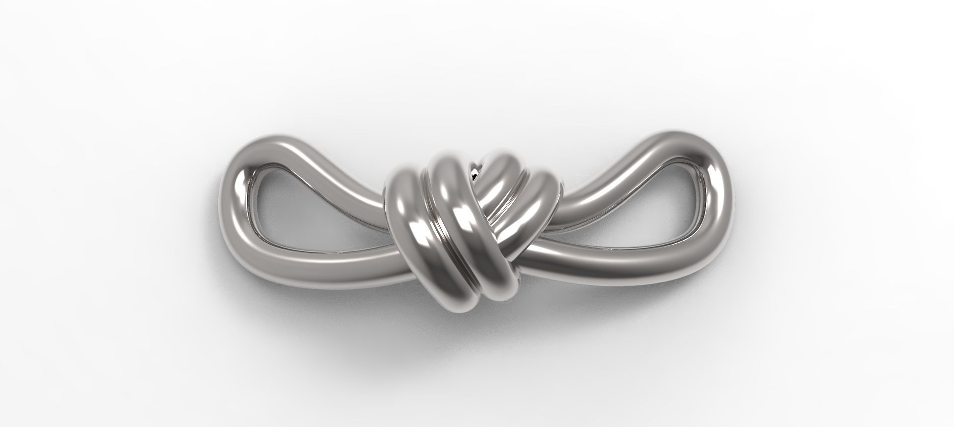 knot shaped ornament 3D model_1