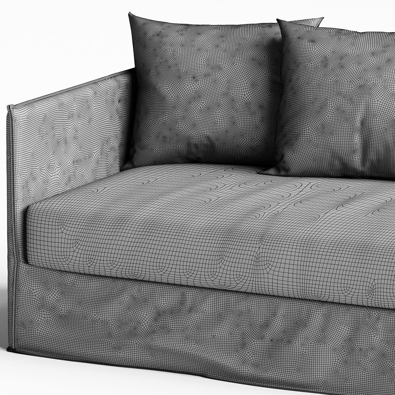 Meridiani FOX MERIDIENNE SOFA BED 3D model_3