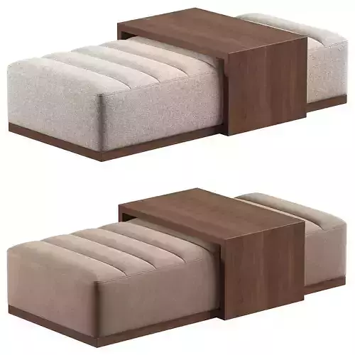 HUNTER COCKTAIL OTTOMAN