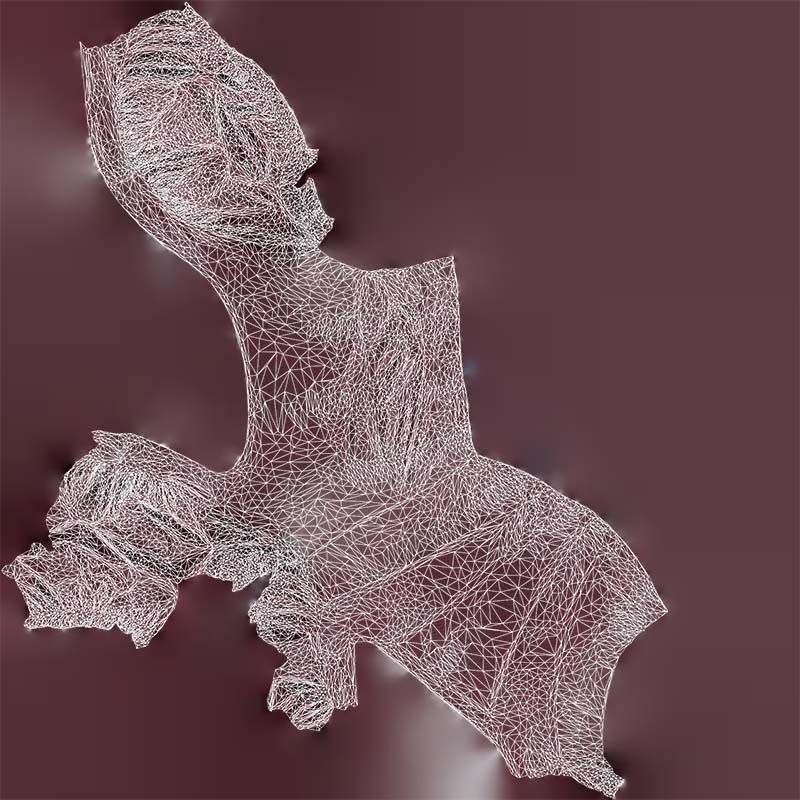 Crocodile Bustier Low-poly 3D model_14