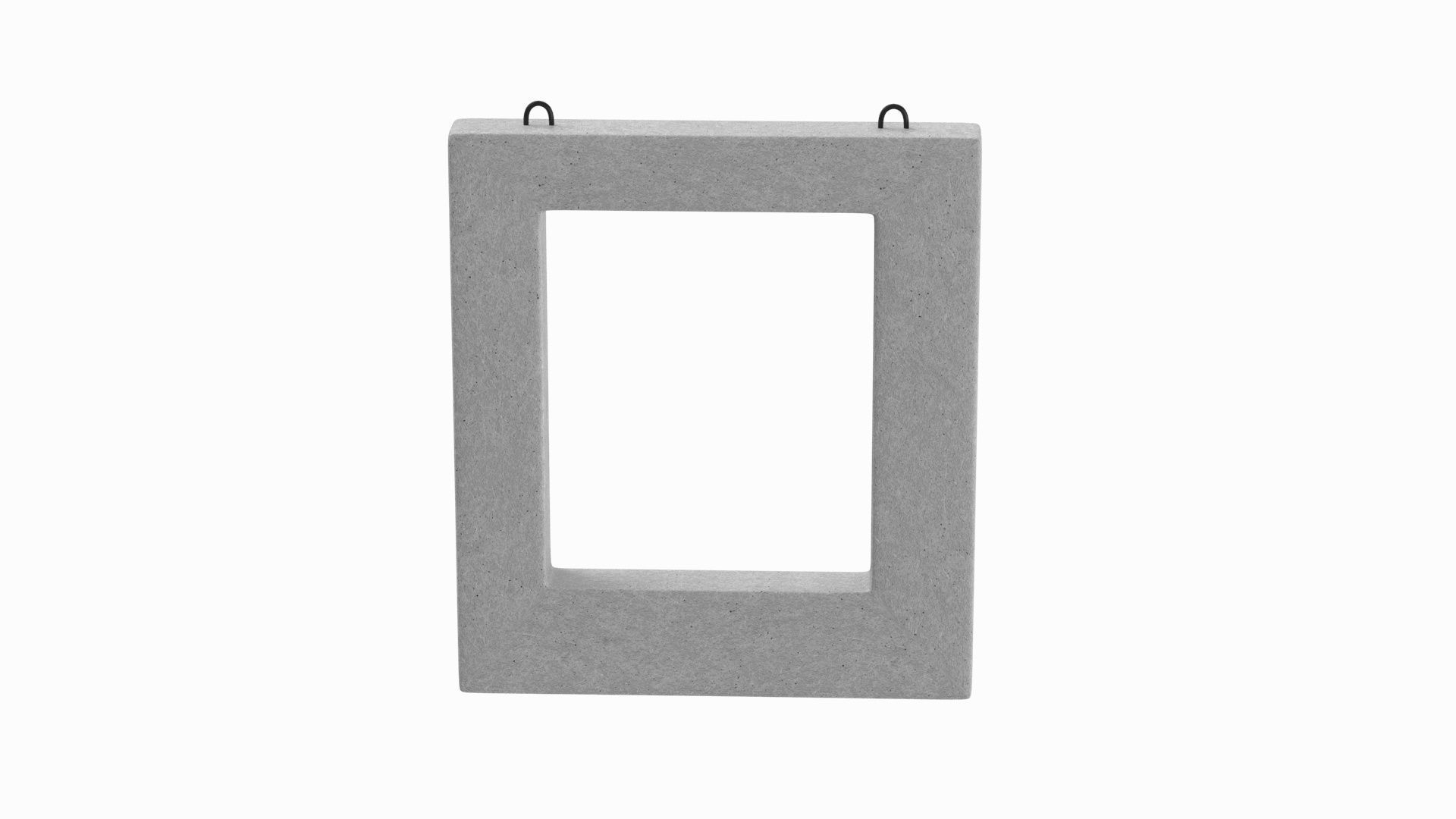 Concrete Facade 3D model_2
