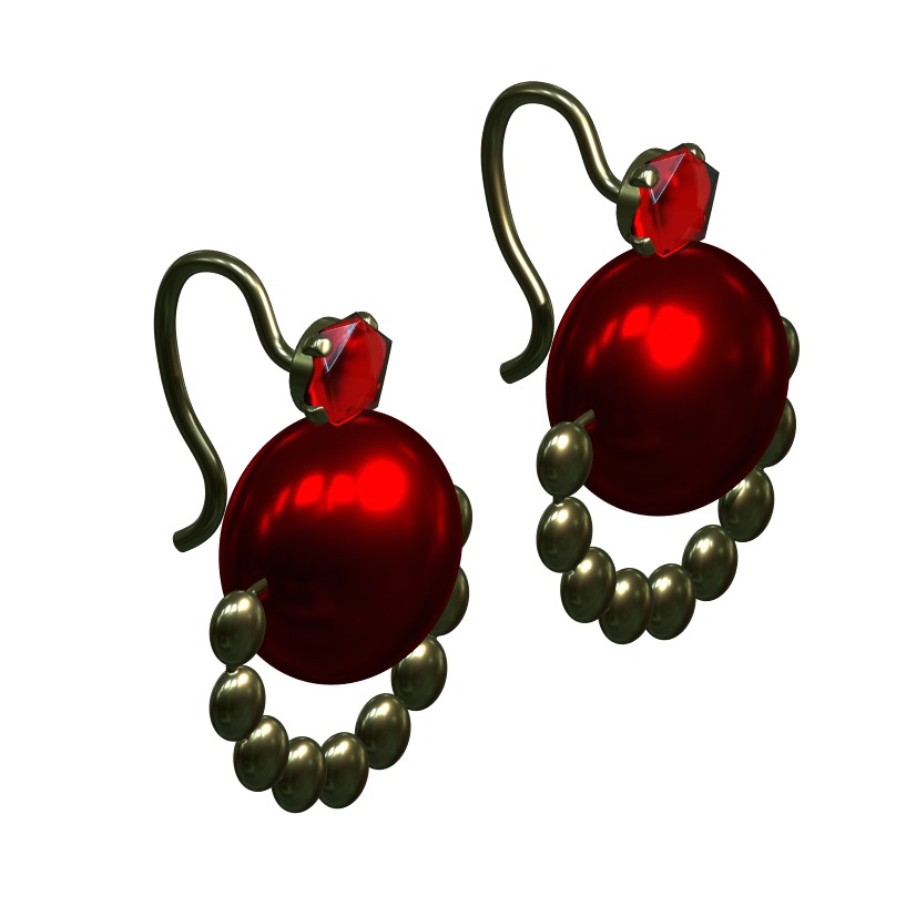 Earrings Free 3D print model_1