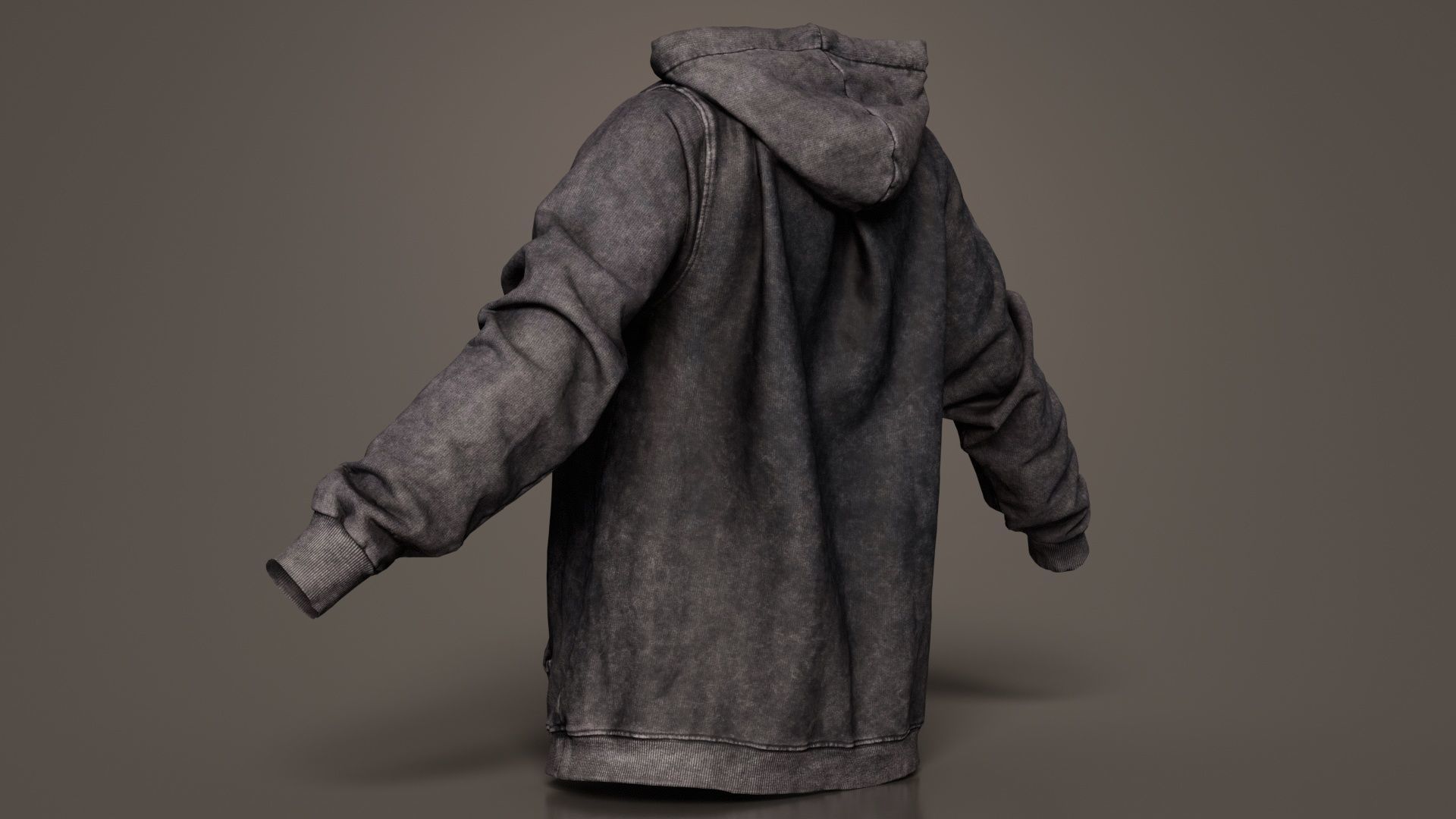 Everything Hoody Low-poly 3D model_1