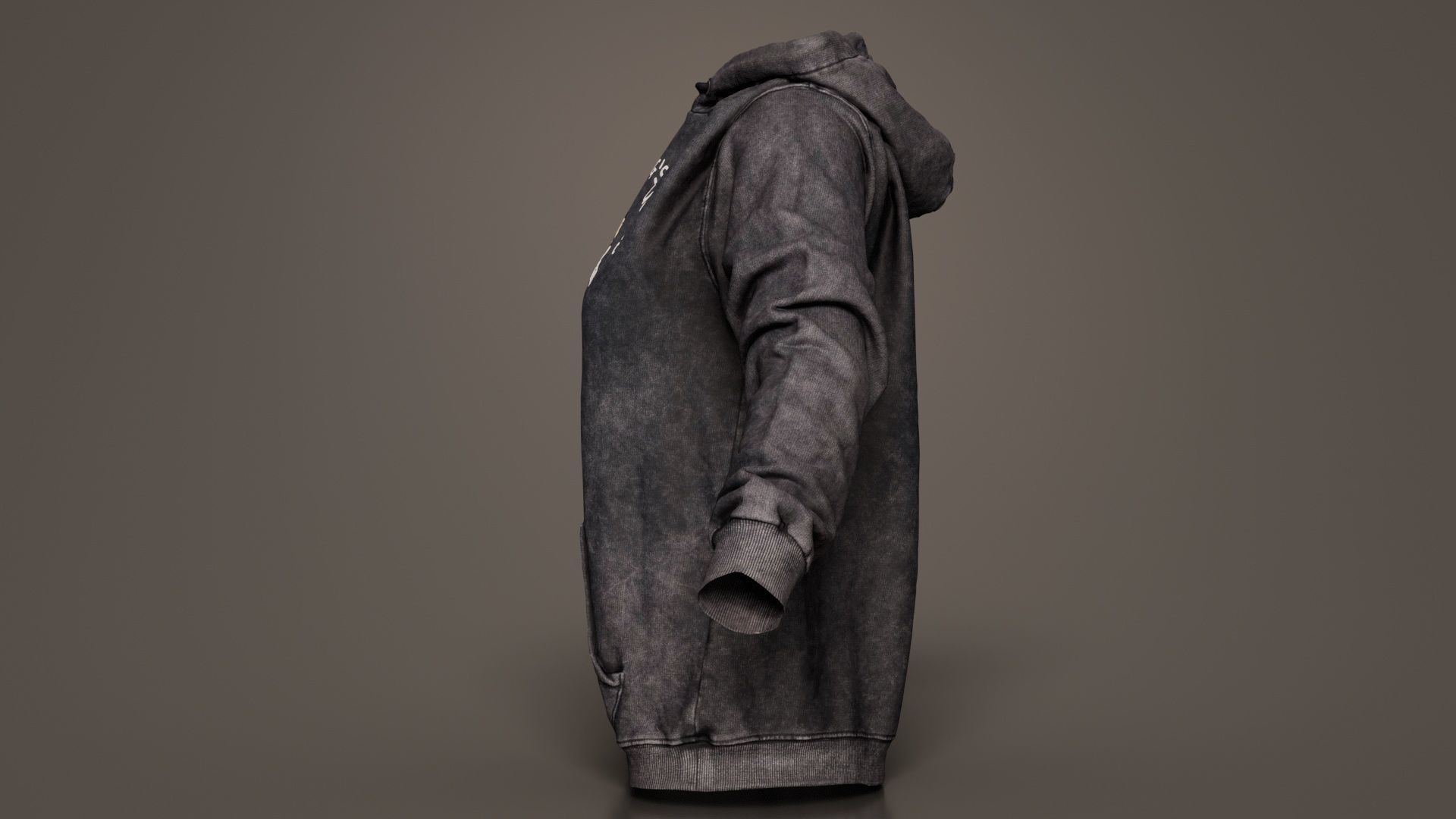 Everything Hoody Low-poly 3D model_3