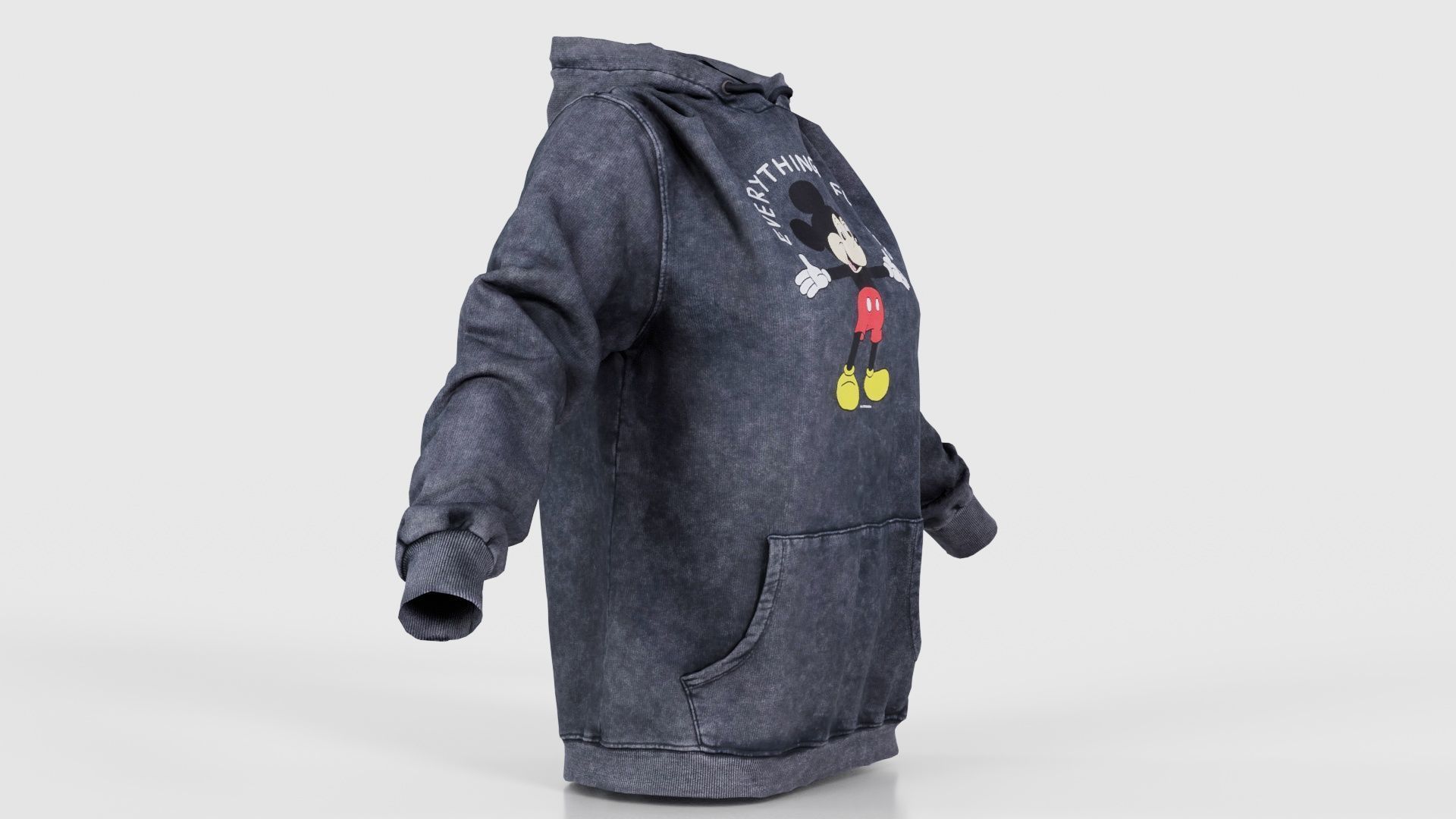 Everything Hoody Low-poly 3D model_17