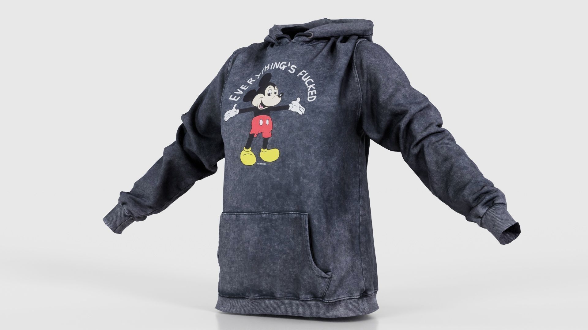 Everything Hoody Low-poly 3D model_26