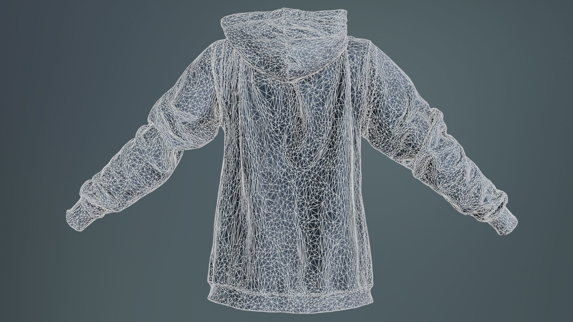 Everything Hoody Low-poly 3D model_10