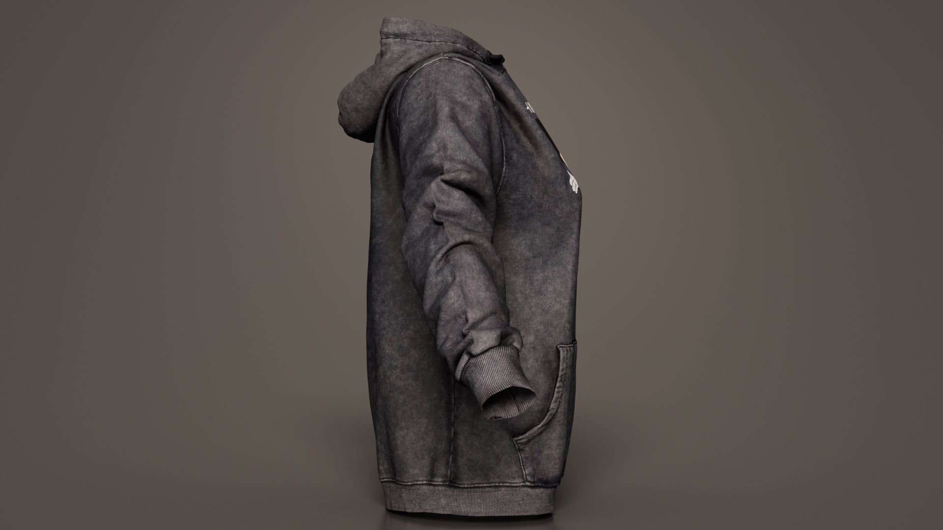 Everything Hoody Low-poly 3D model_8