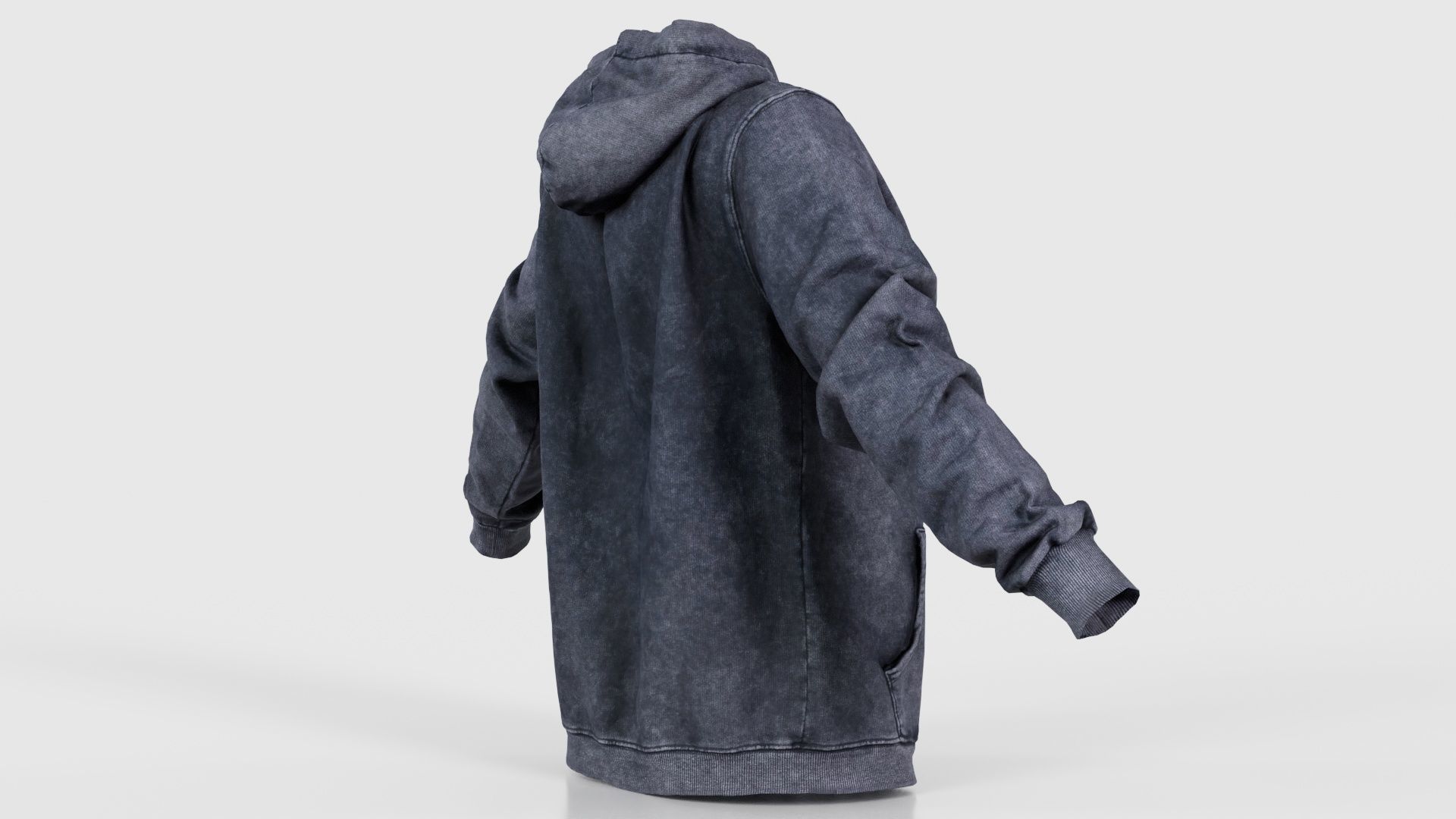 Everything Hoody Low-poly 3D model_19