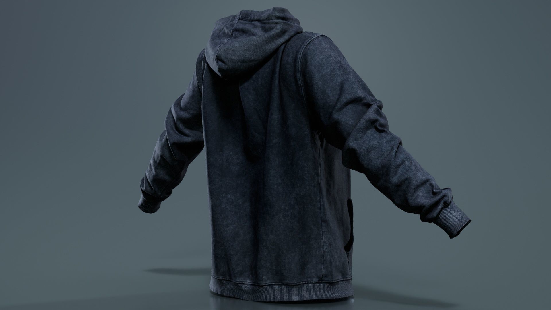 Everything Hoody Low-poly 3D model_2