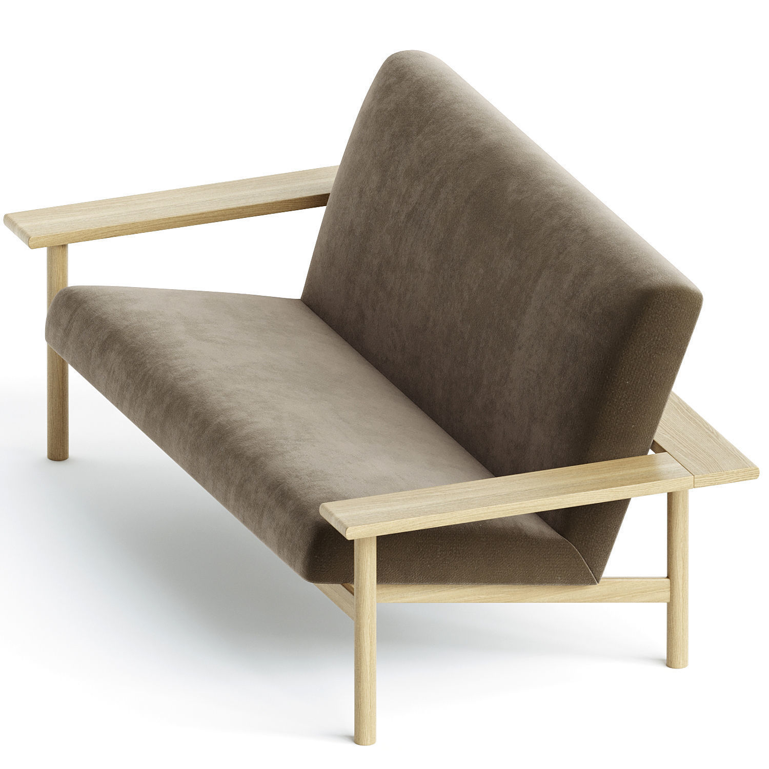 Kinoko sofa 2 seater Designer Mentsen 3D model_1