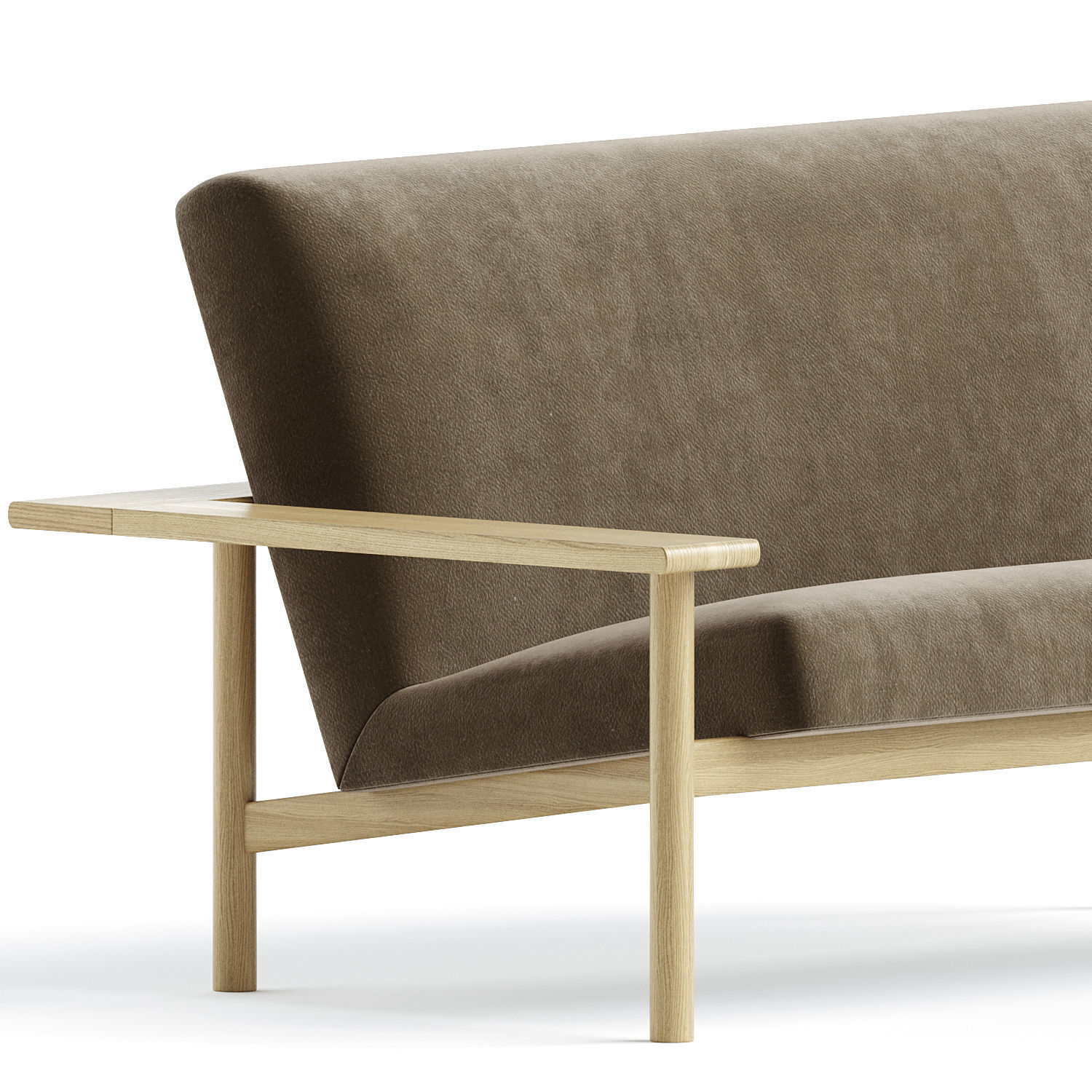Kinoko sofa 2 seater Designer Mentsen 3D model_2
