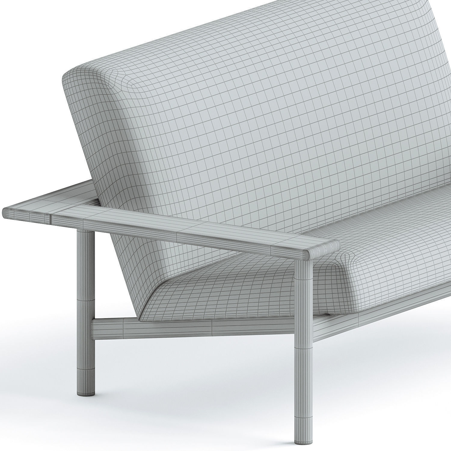 Kinoko sofa 2 seater Designer Mentsen 3D model_3