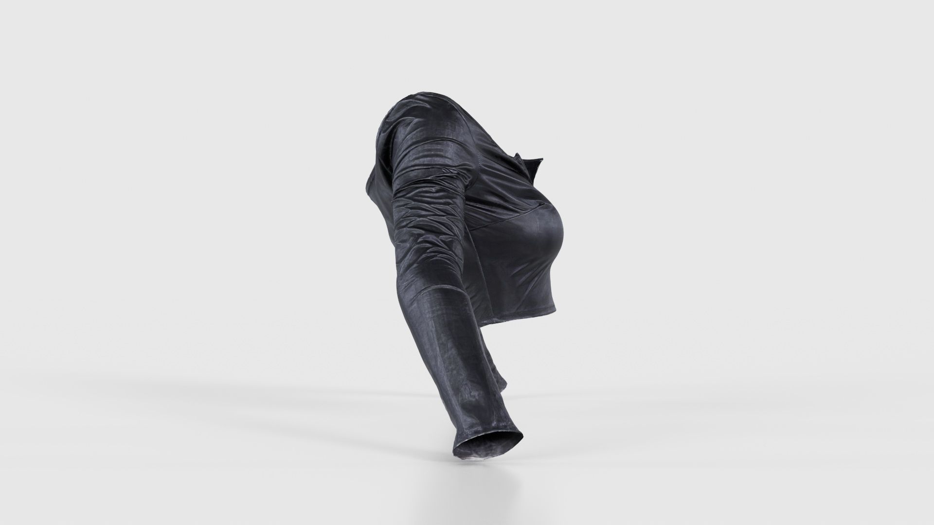 Fetish Biker Top Low-poly 3D model_18