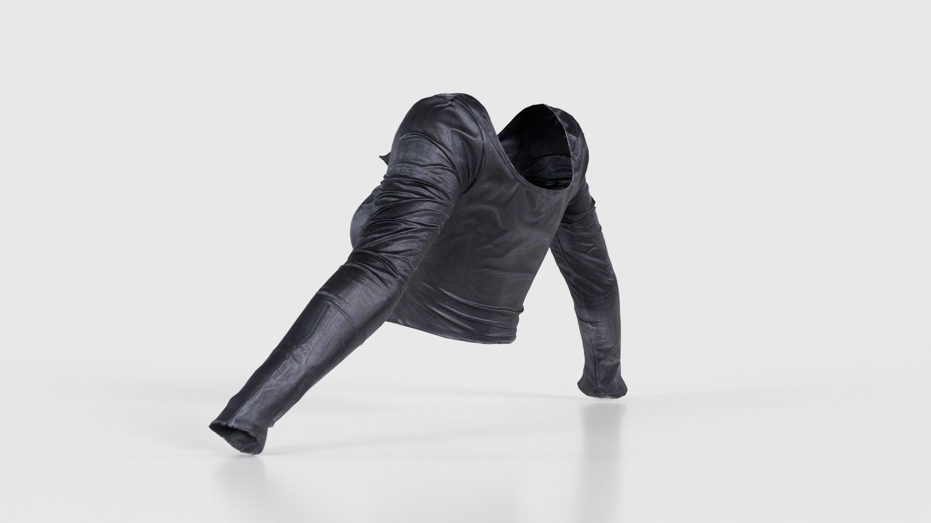 Fetish Biker Top Low-poly 3D model_23