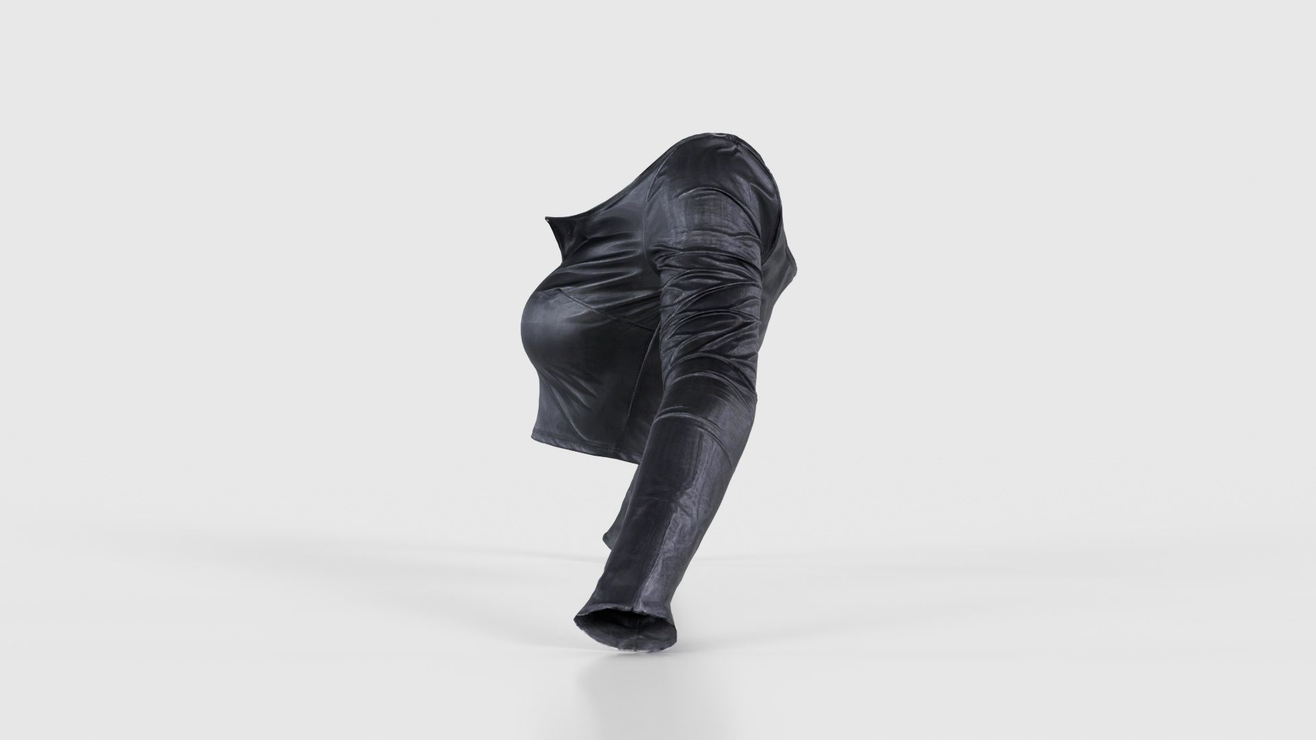 Fetish Biker Top Low-poly 3D model_24