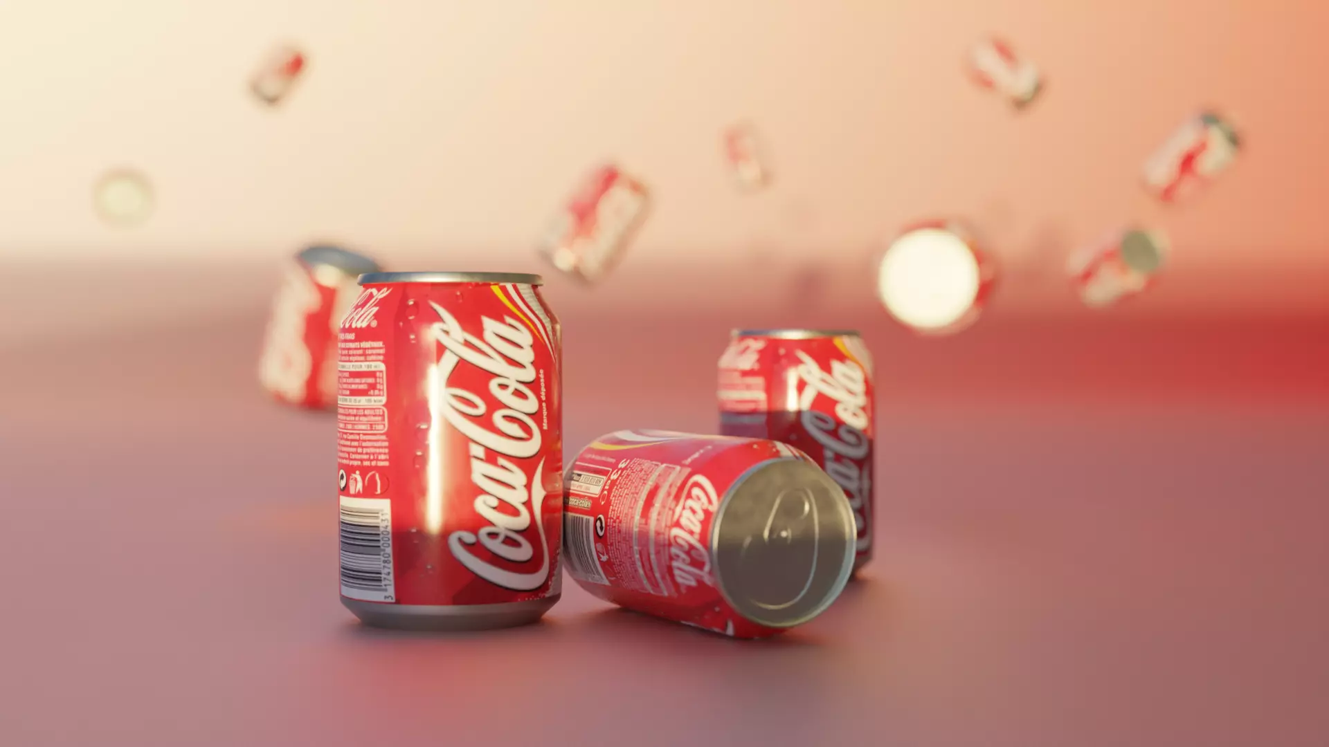 Coca-cola can Free 3D model